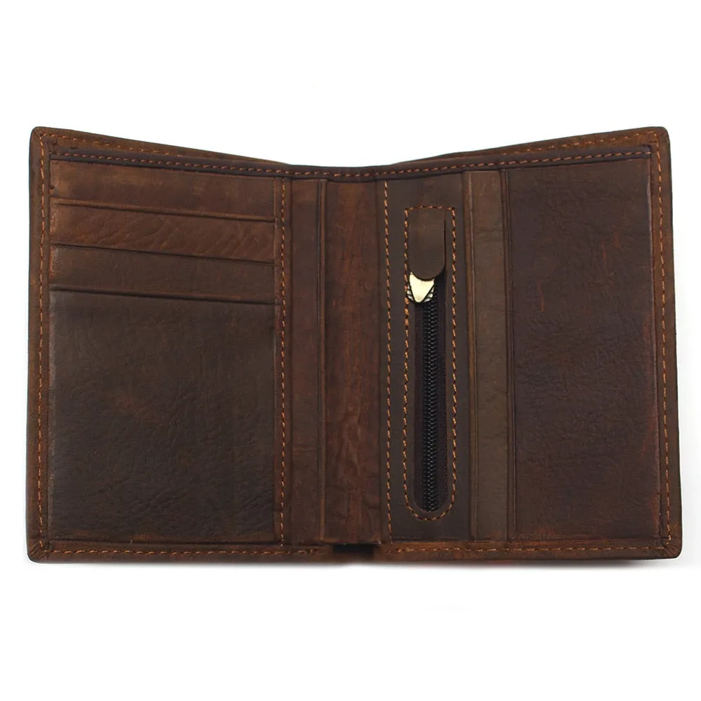 Luxury CrocTail Leather Wallet