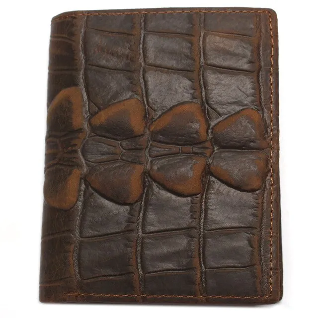 Luxury CrocTail Leather Wallet