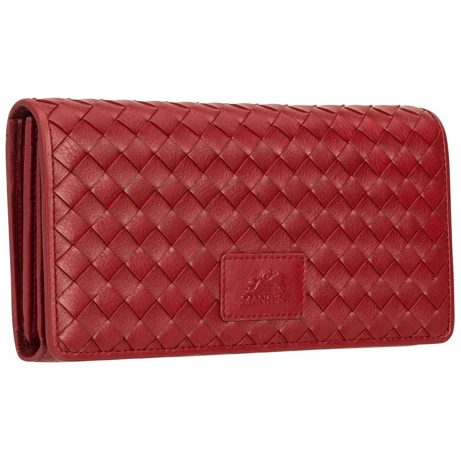 Mancini BASKET WEAVE RFID Secure Trifold Wallet