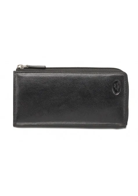 Mancini Leather Ladies' Clutch Wallet RFID