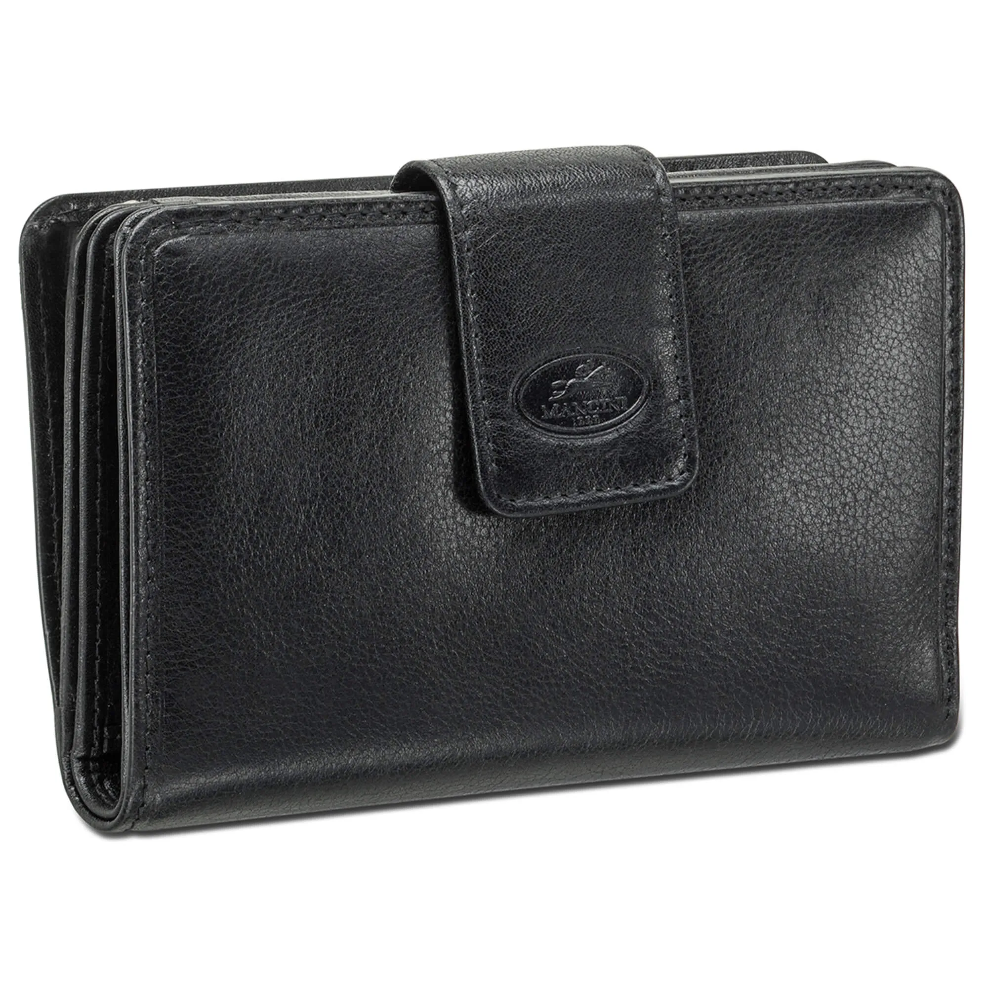 Mancini Leather Ladies’ RFID Secure Medium Clutch Wallet