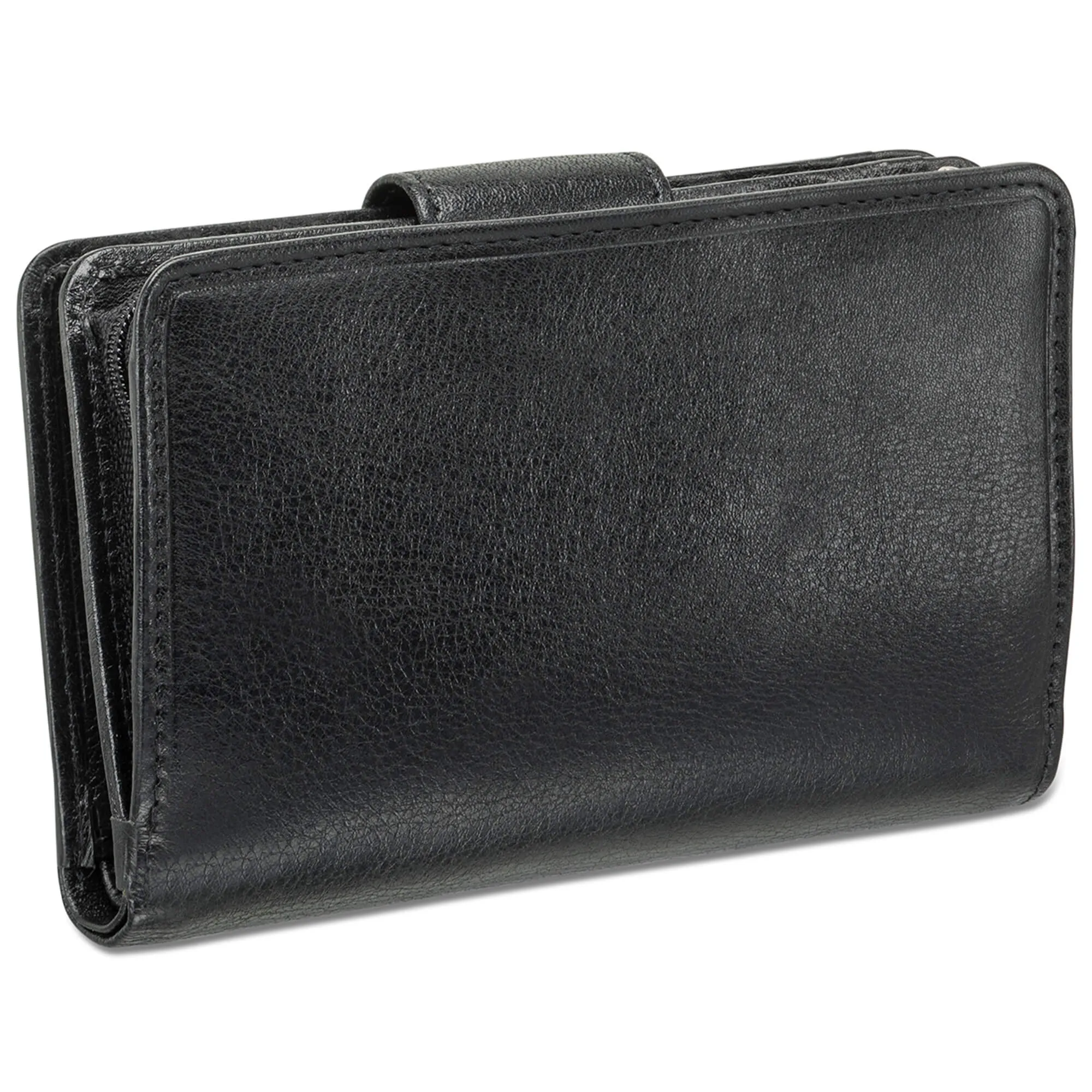 Mancini Leather Ladies’ RFID Secure Medium Clutch Wallet