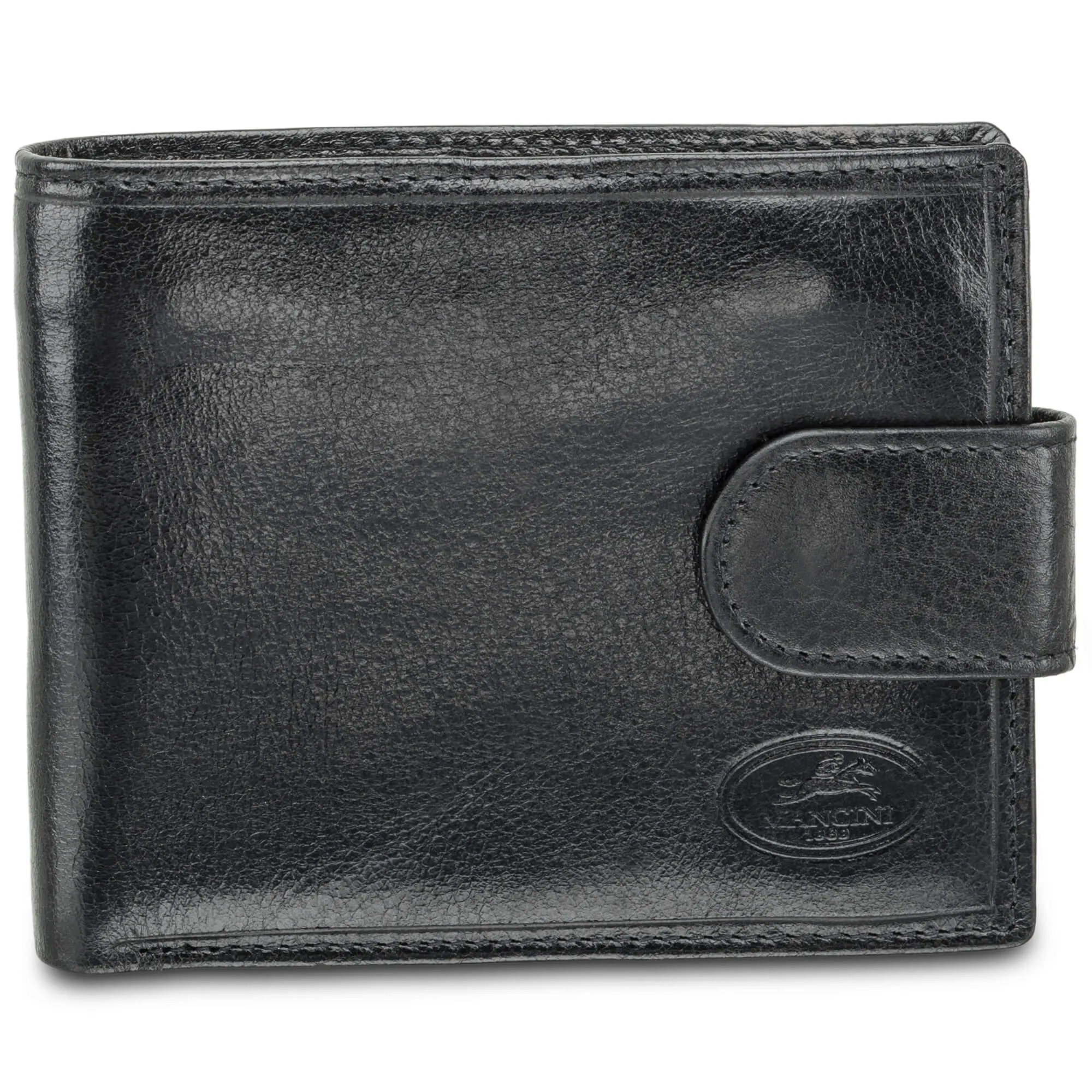 Mancini Leather Men's Wallet Deluxe with Coin Pocket RFID