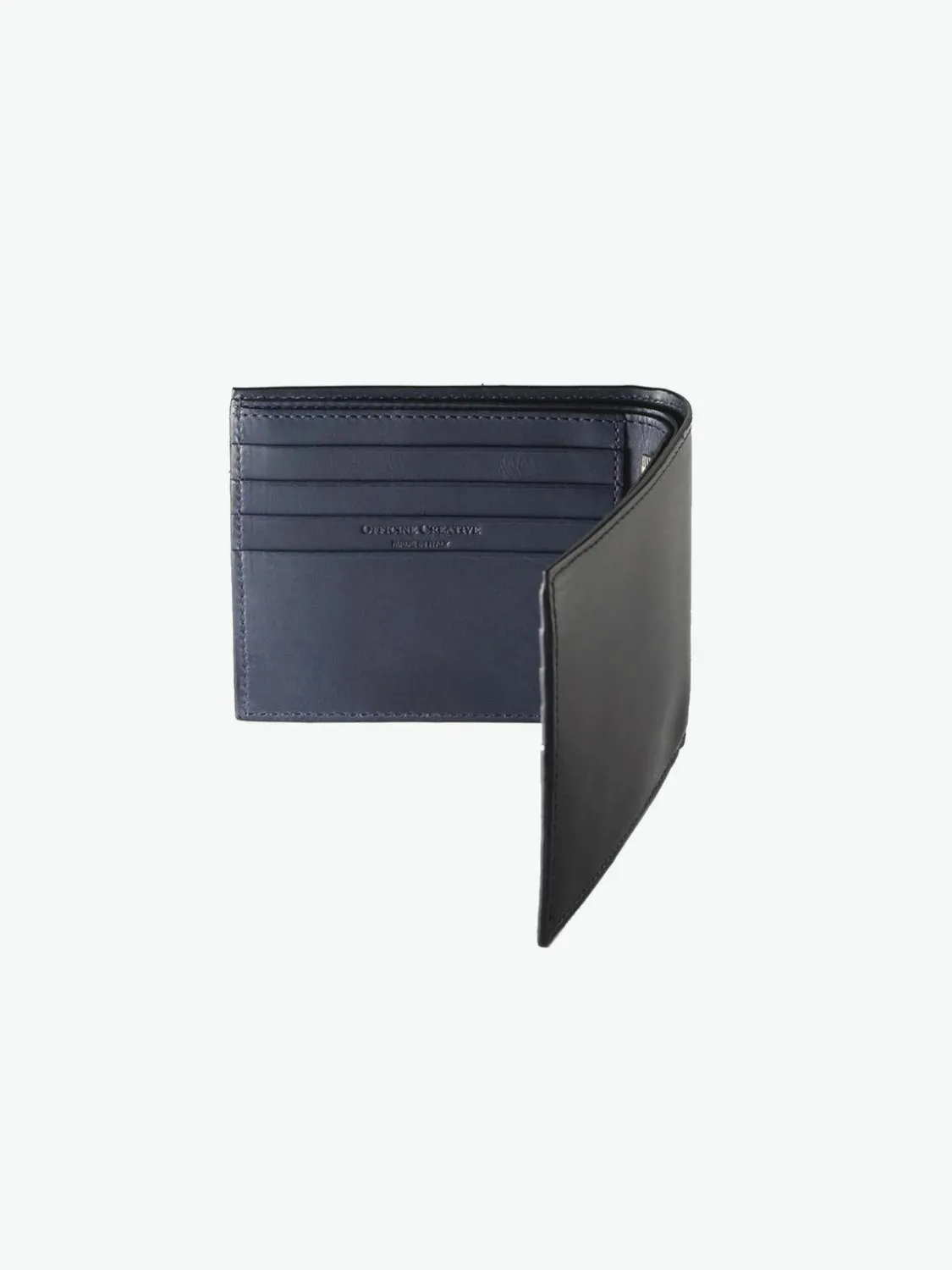 Marine Blue Leather Wallet