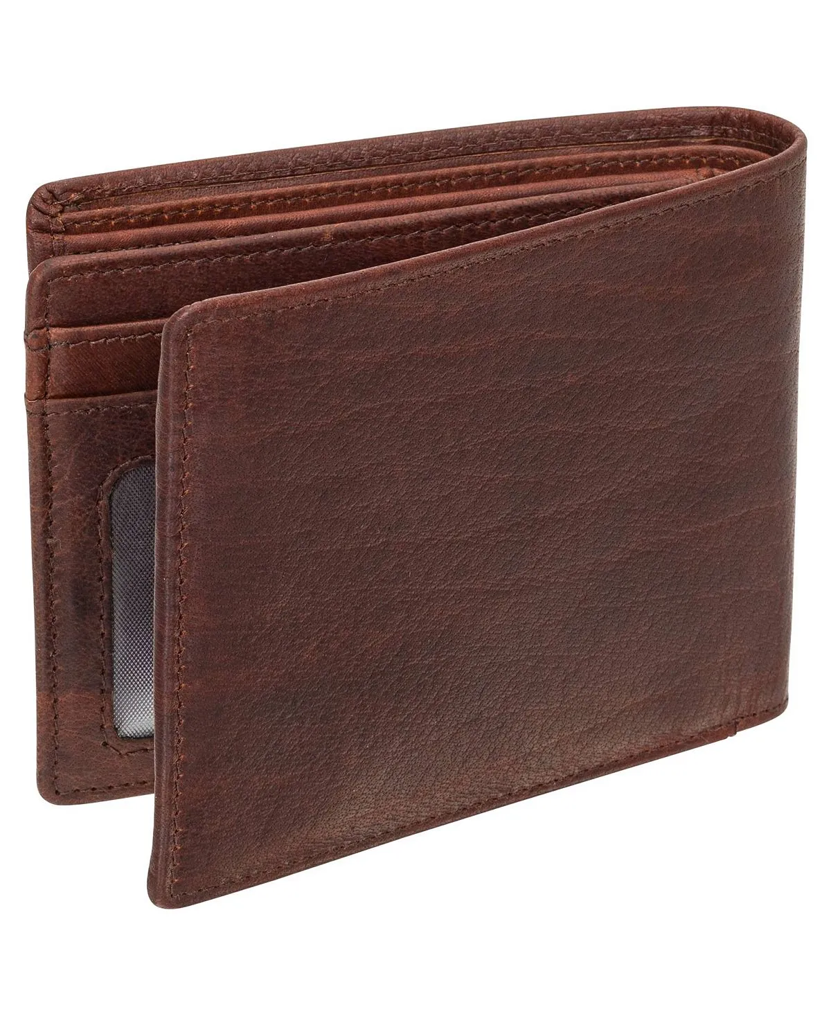 Men's Buffalo RFID Wallet with Secure Center Wing and Mancini Folding Wallet