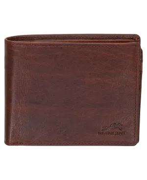 Men's Buffalo RFID Wallet with Secure Center Wing and Mancini Folding Wallet