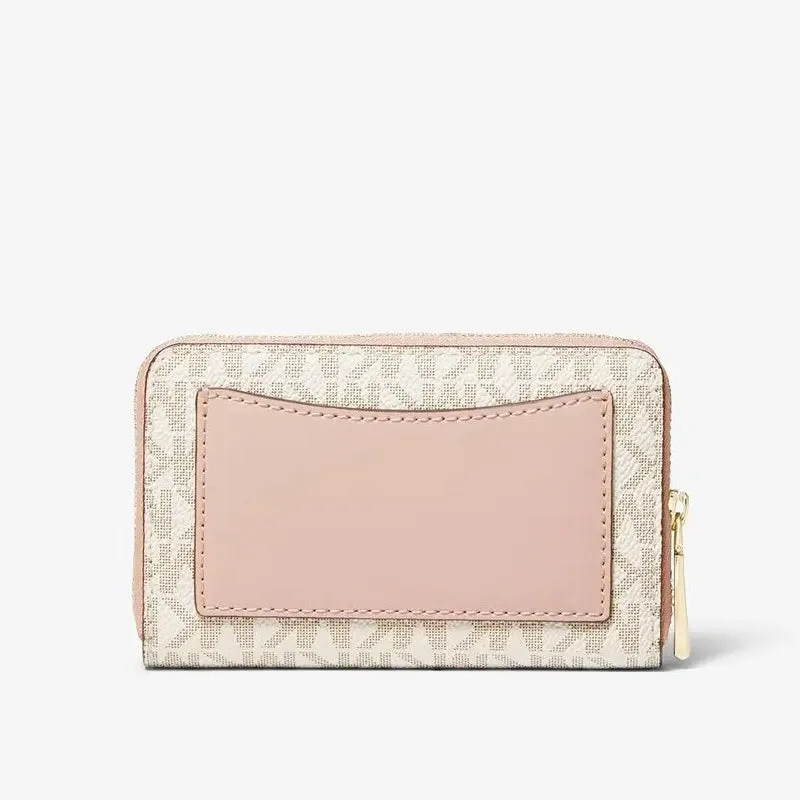 Michael Michael Kors Small Logo Wallet, cream