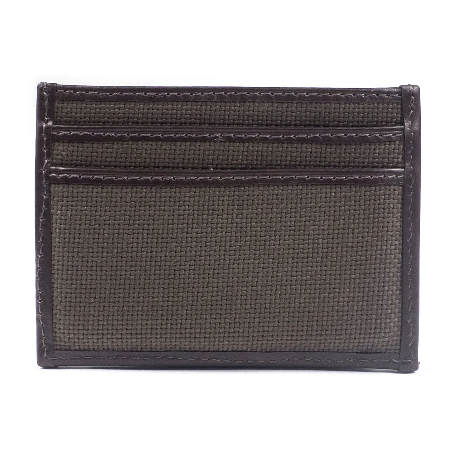 Mismo - M/S Cardholder - Army/Dark Brown