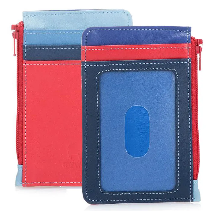 Mywalit card holder with zip pocket