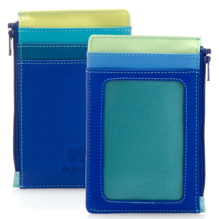 Mywalit card holder with zip pocket