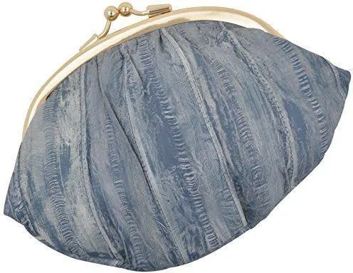 New Waterproof Eel Skin Large Double Coin Change Purse Wallet by Marshal