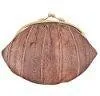 New Waterproof Eel Skin Large Double Coin Change Purse Wallet by Marshal