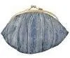 New Waterproof Eel Skin Large Double Coin Change Purse Wallet by Marshal