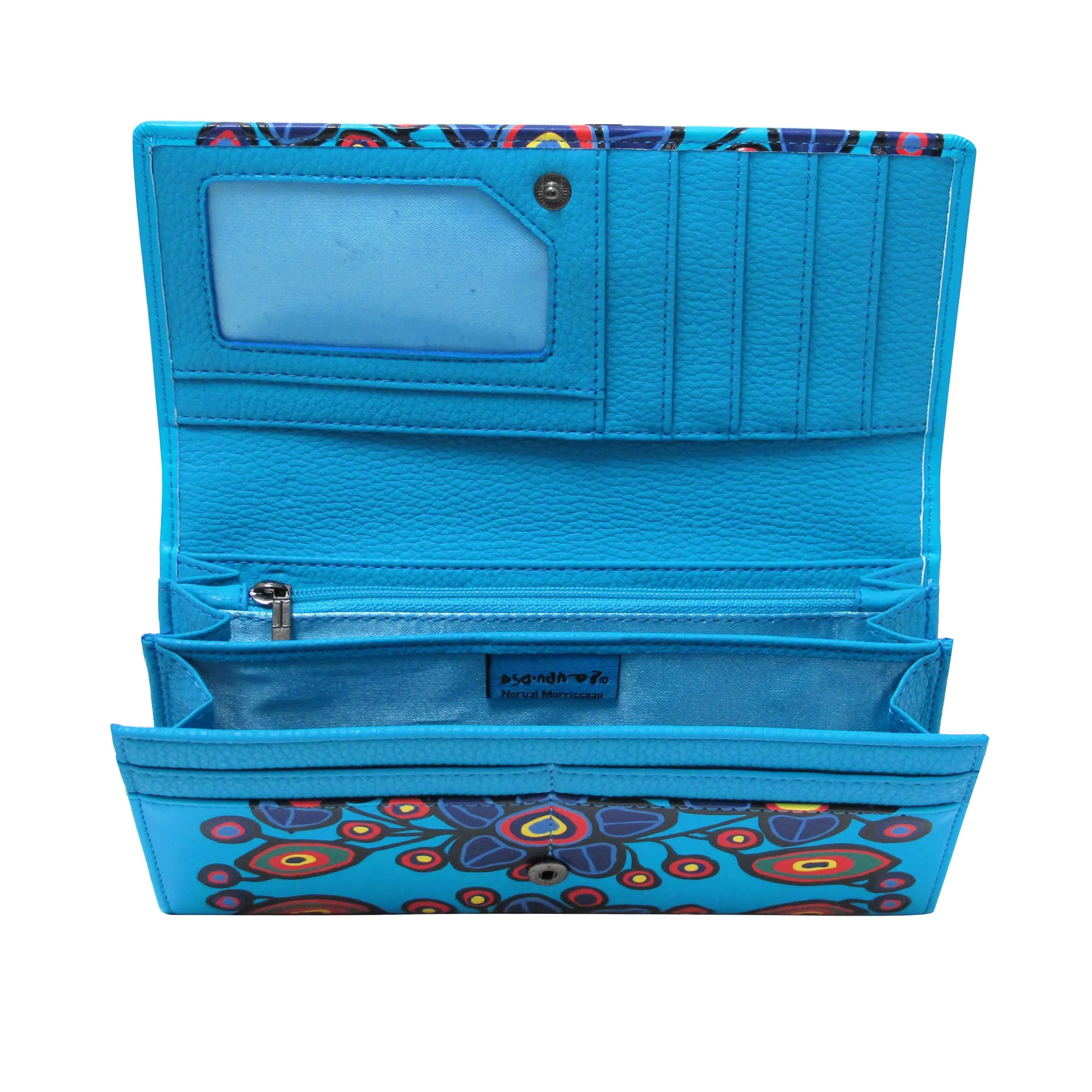 Norval Morrisseau Flowers and Birds Wallet