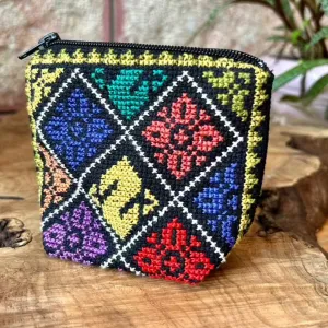 Palestinian Tatreez Coinpurse | Embroidered in Palestine