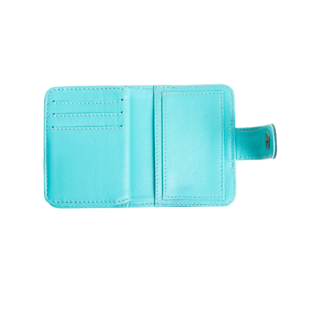 Prairie Meadow Wallet in Turquoise