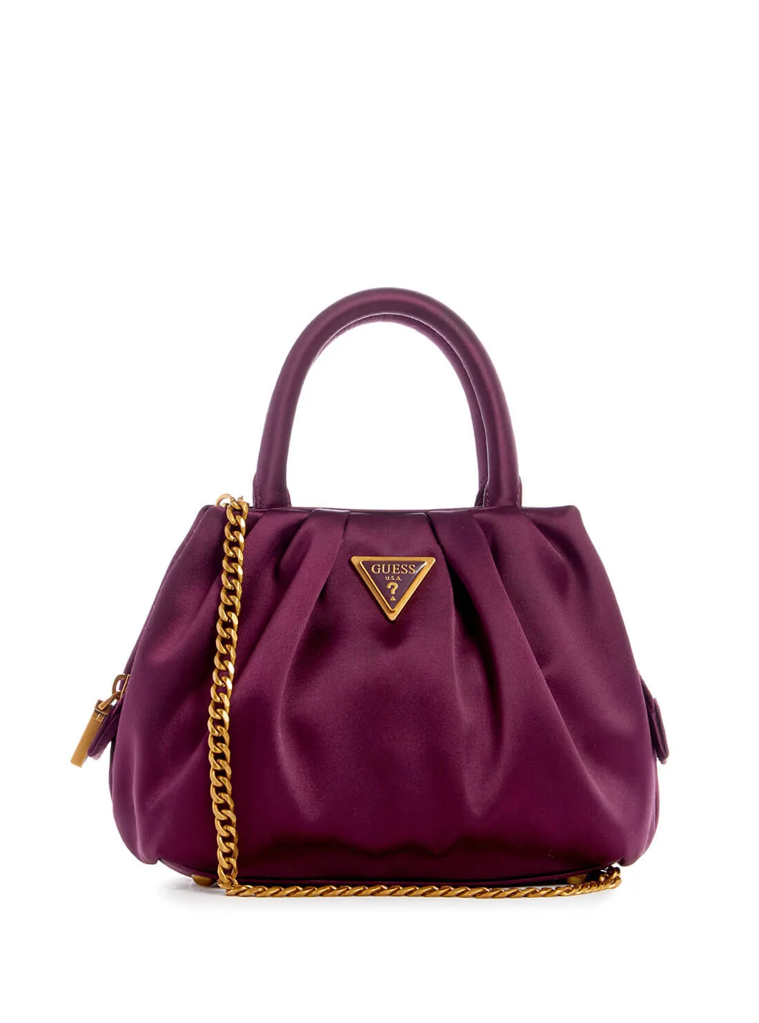 Purple Tori Mini Satchel Bag