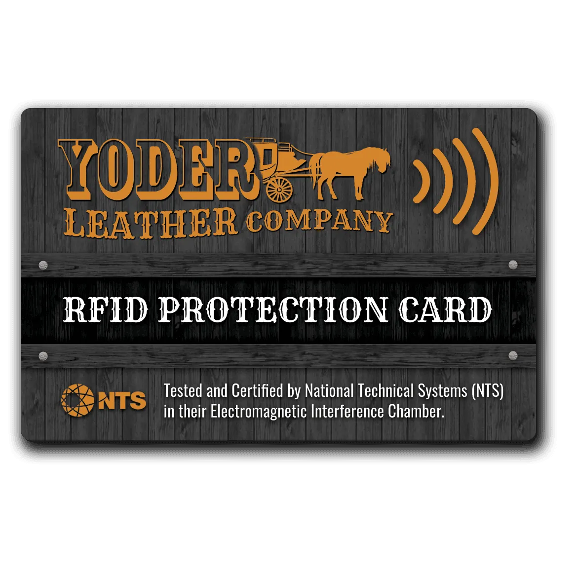 RFID Blocking Wallet Card