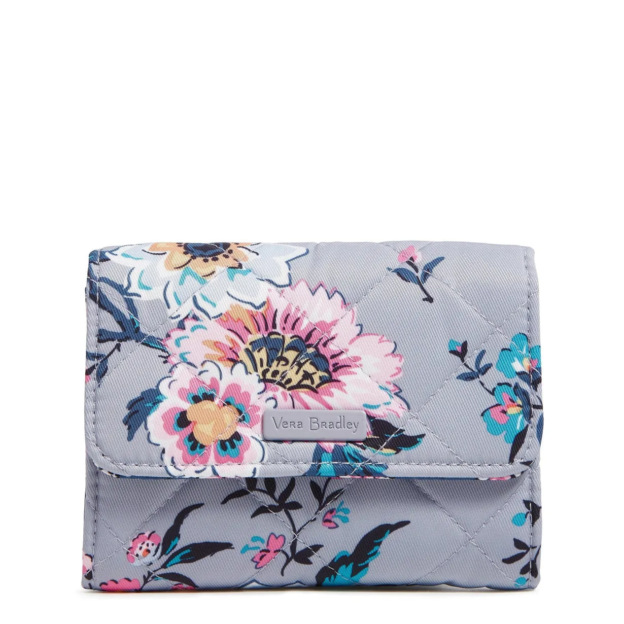 RFID Riley Compact Wallet - Parisian Bouquet