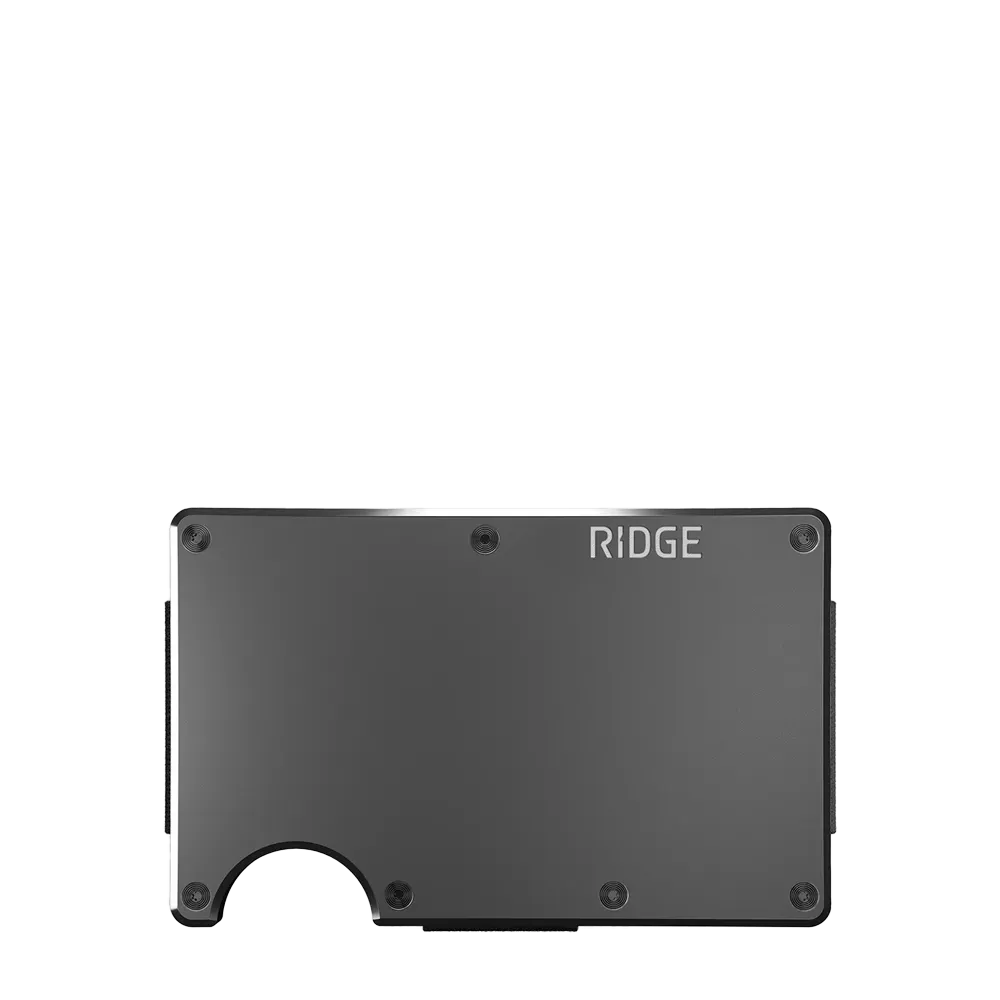 Ridge Wallet Aluminum w/ Cash Strap