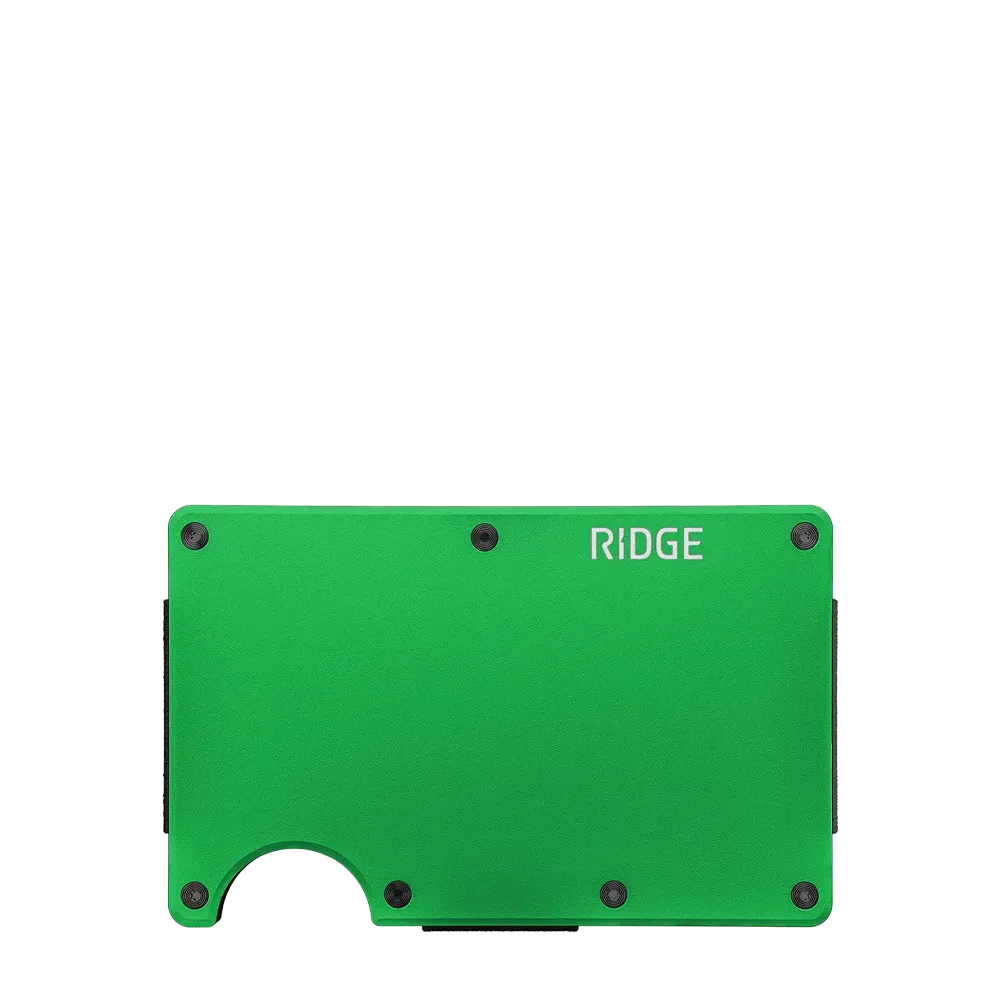 Ridge Wallet Aluminum w/ Cash Strap