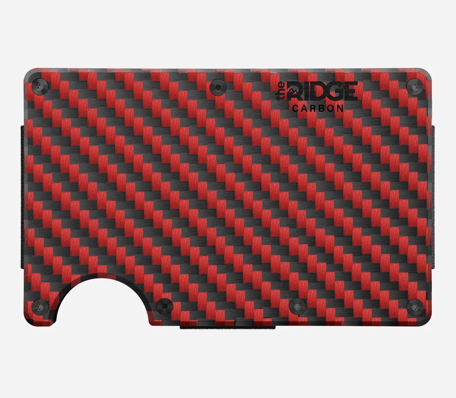 Ridge Wallet - Red Carbon 3k