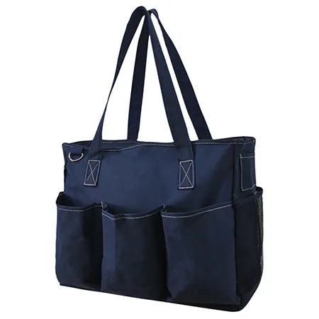 SALE! Solid Color Navy NGIL Large Utility Caddy Tote