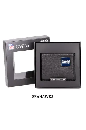 Seahawks Bi-Fold Wallet Packaged In Gift Box