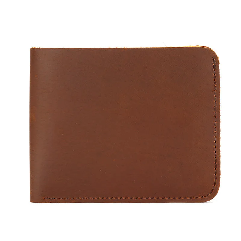 Simple Design Short Leather Wallet 3031