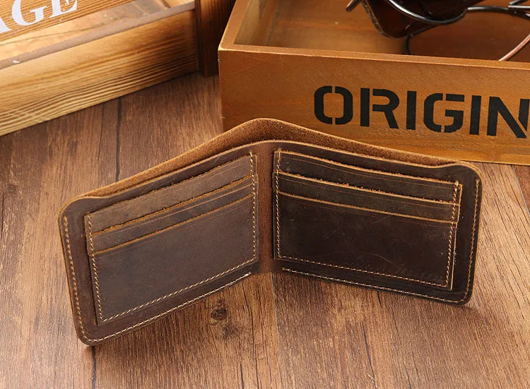 Simple Design Short Leather Wallet 3031