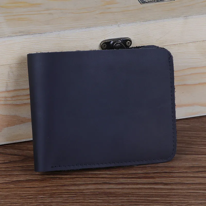 Simple Design Short Leather Wallet 3031