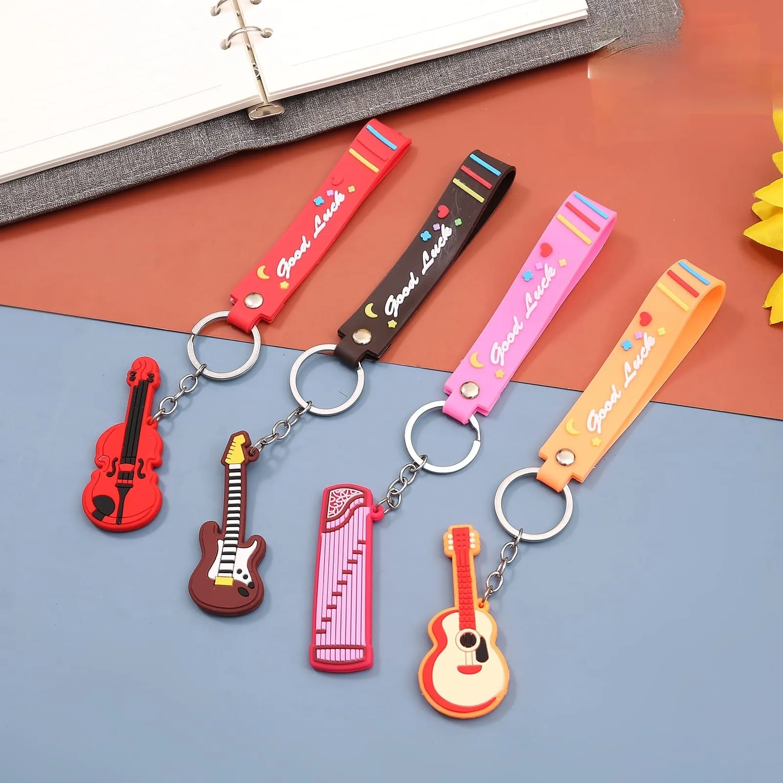 Stylish Guitar Keychain .