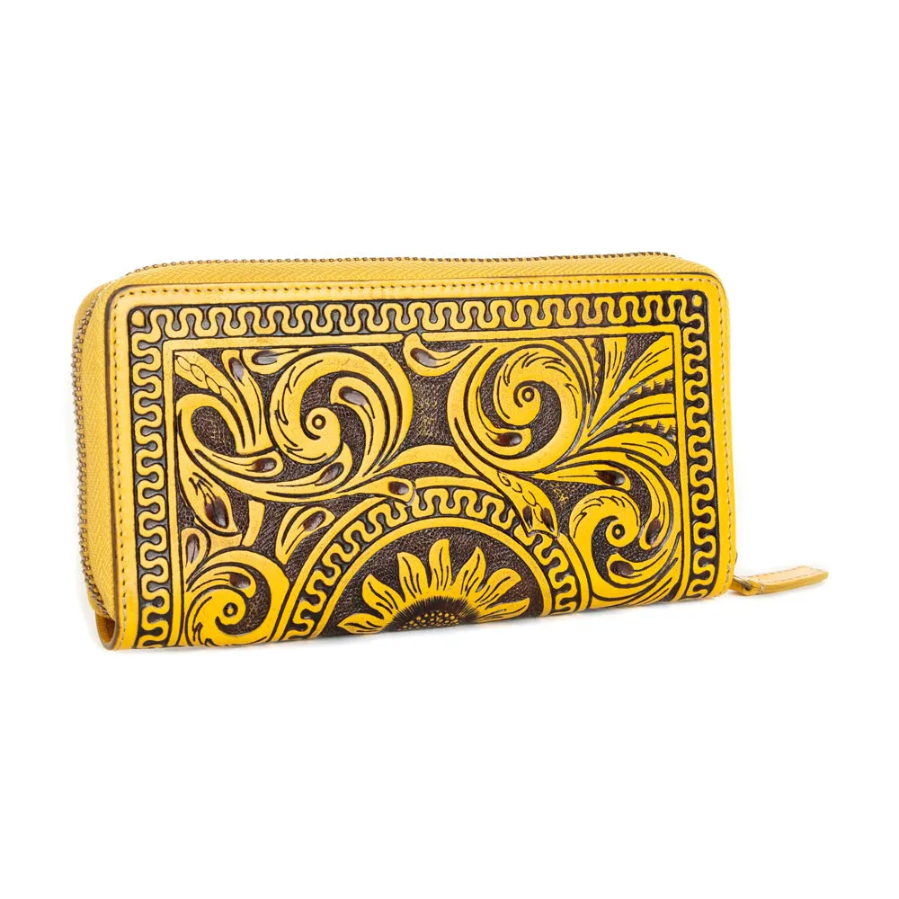 Sunset Valley Wallet in Sunrise Yellow