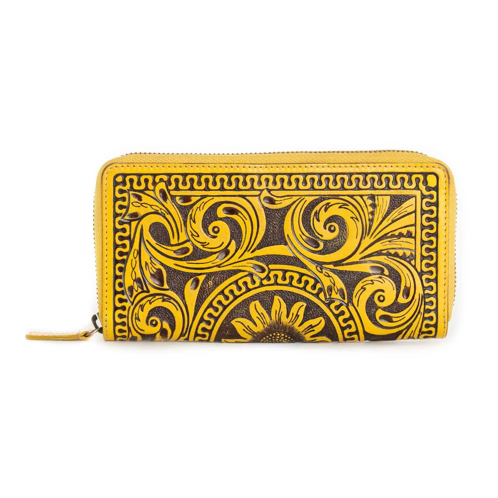 Sunset Valley Wallet in Sunrise Yellow