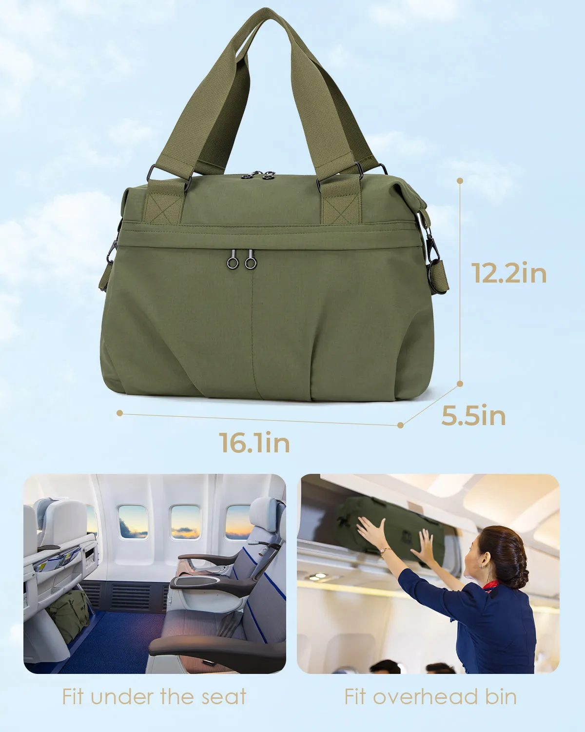 Travel Tote Bag for Women Waterproof Duffel bag