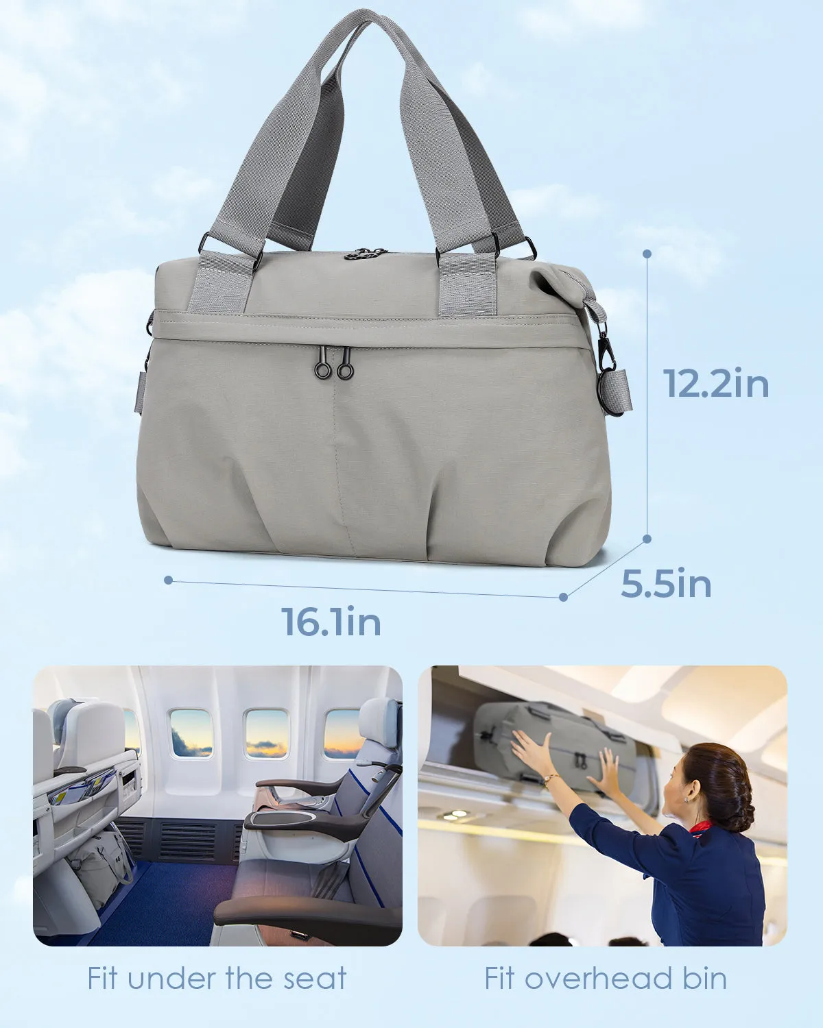 Travel Tote Bag for Women Waterproof Duffel bag