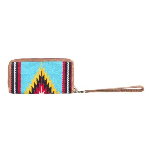 Tribal Visions Wallet in Turquoise