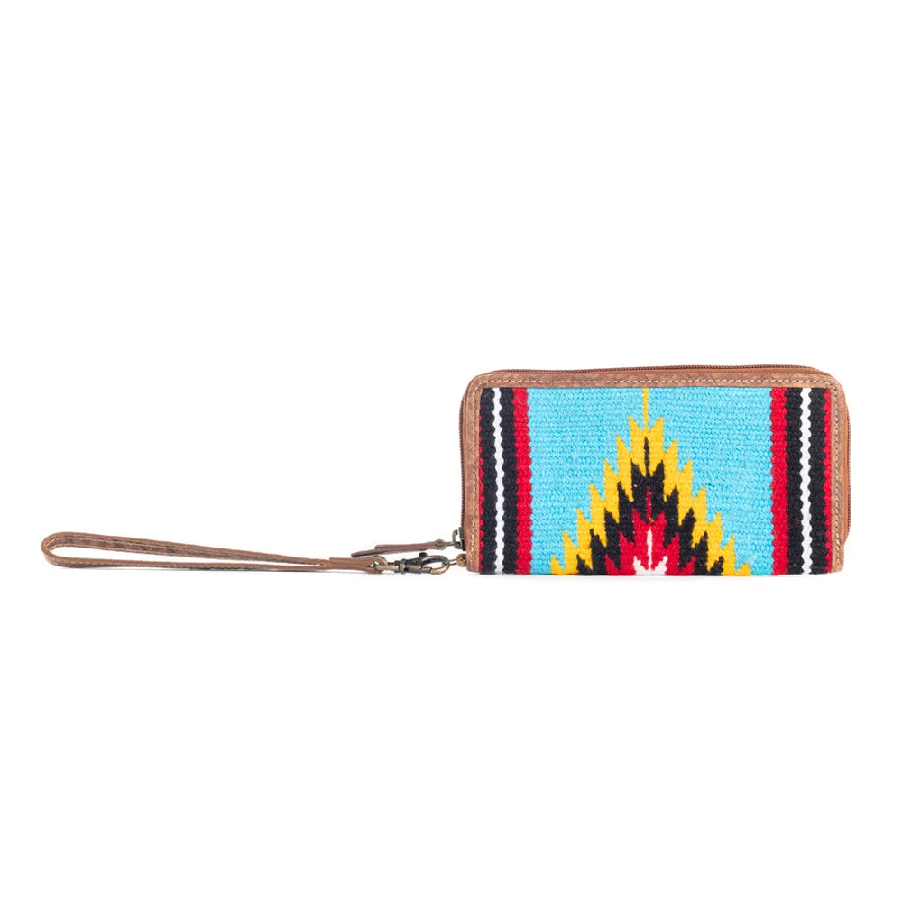 Tribal Visions Wallet in Turquoise