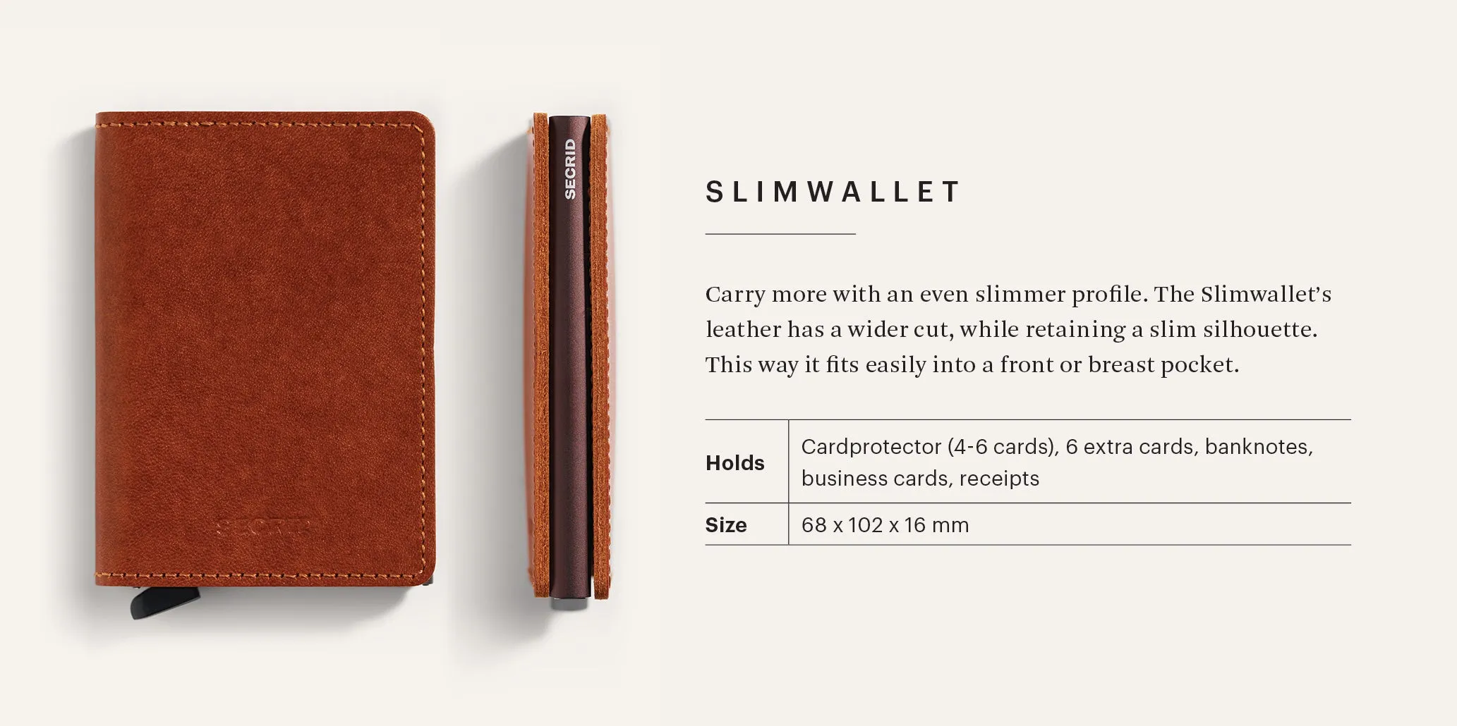 Twist Leather Slimwallet