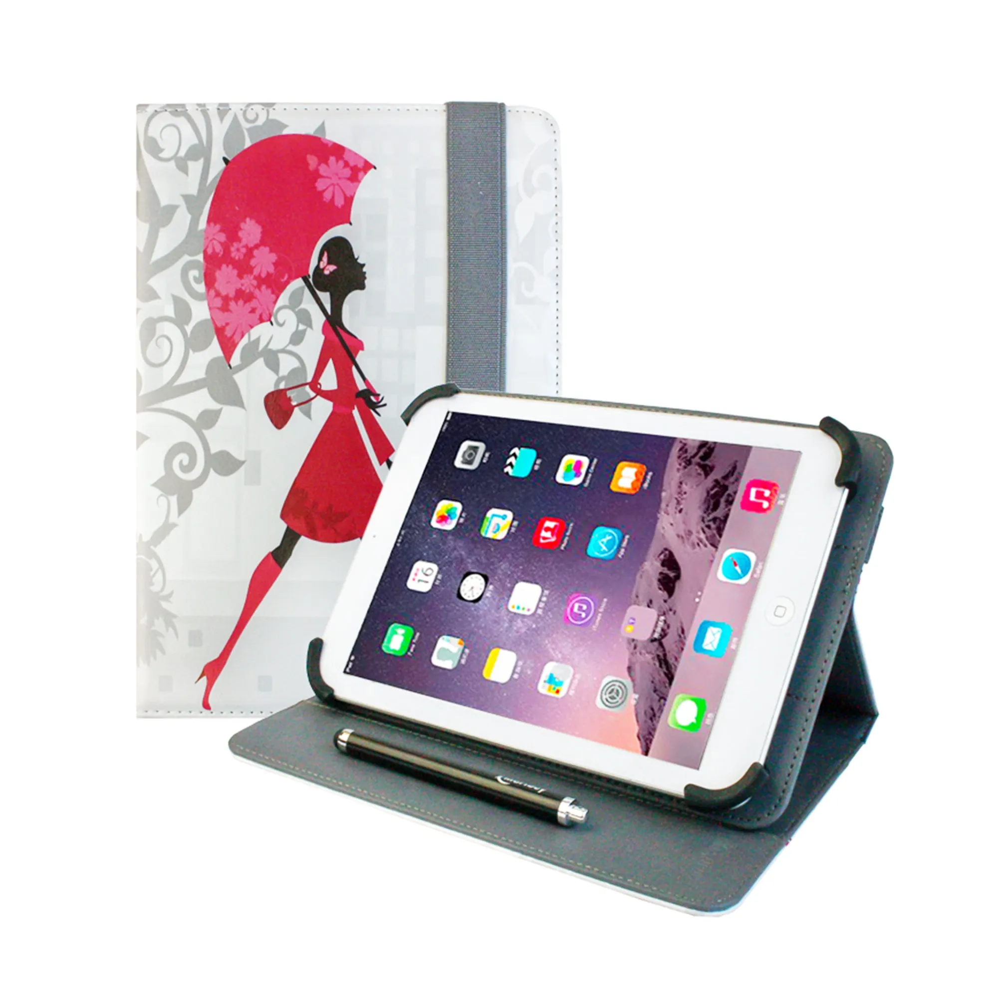 Universal Tablet Case - Elegant Lady