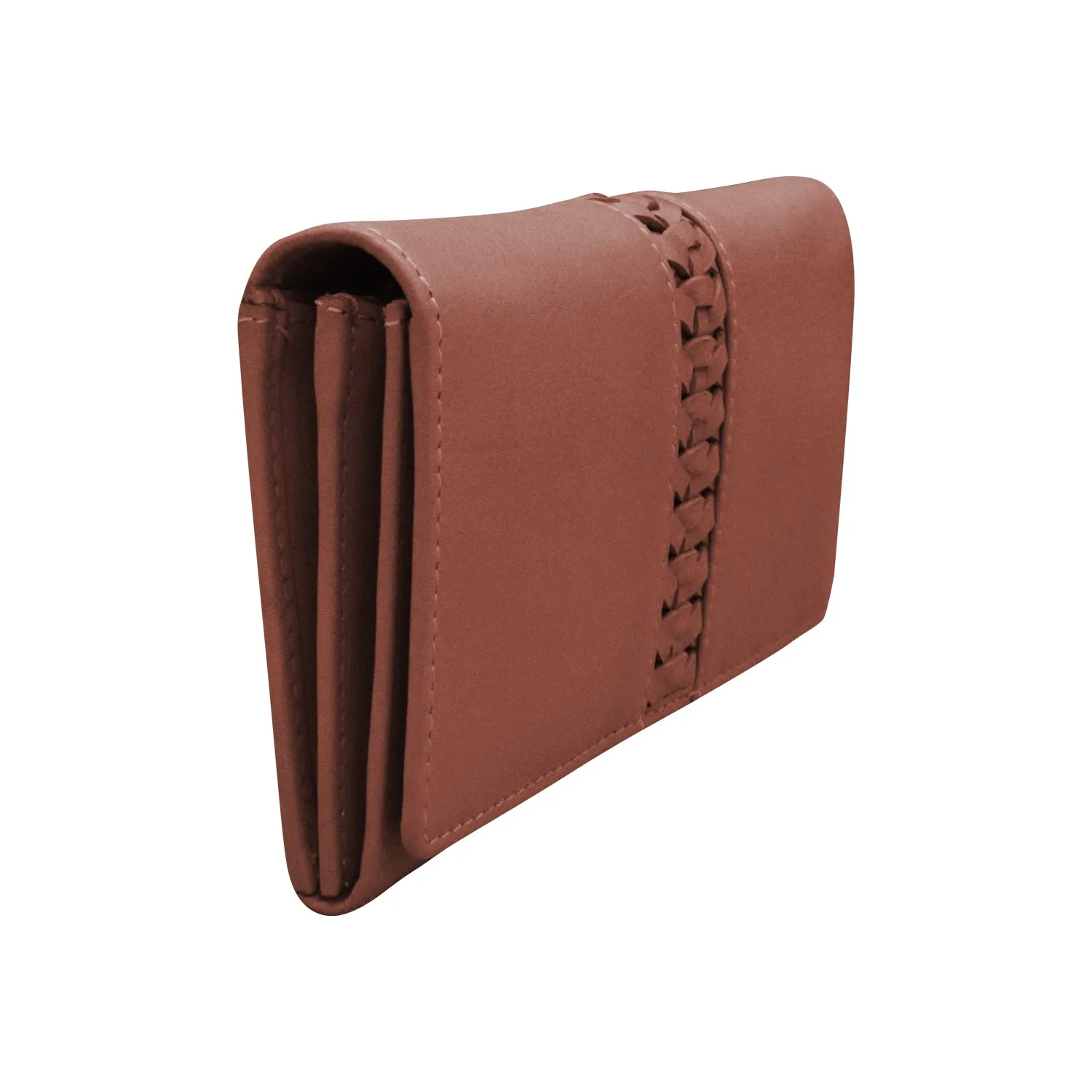 Urbano Braided Long Flap Wallet