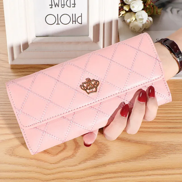 Vintage Crown Wallets for Women