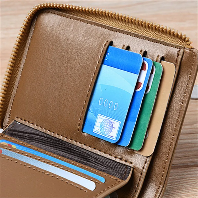 Vintage Mini Wallet RFID Blocking Wallets