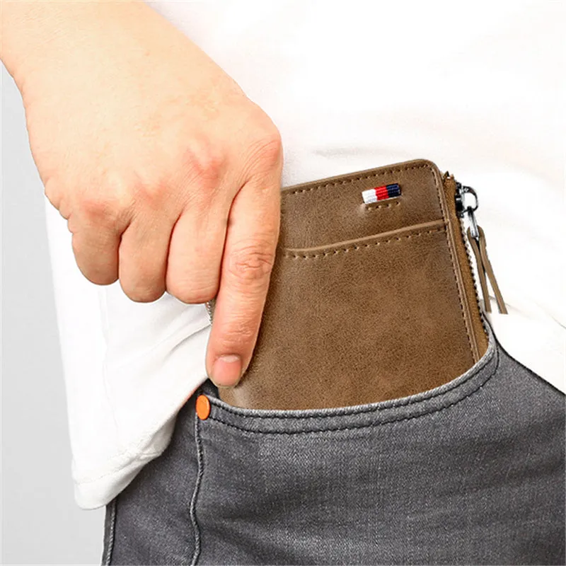 Vintage Mini Wallet RFID Blocking Wallets