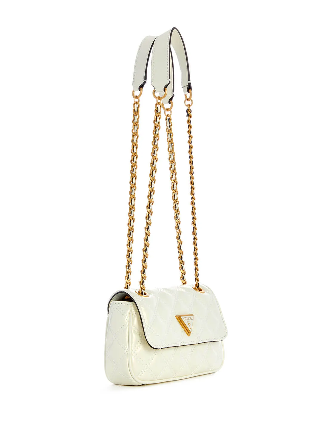 White Giully Mini Convertible Crossbody Bag