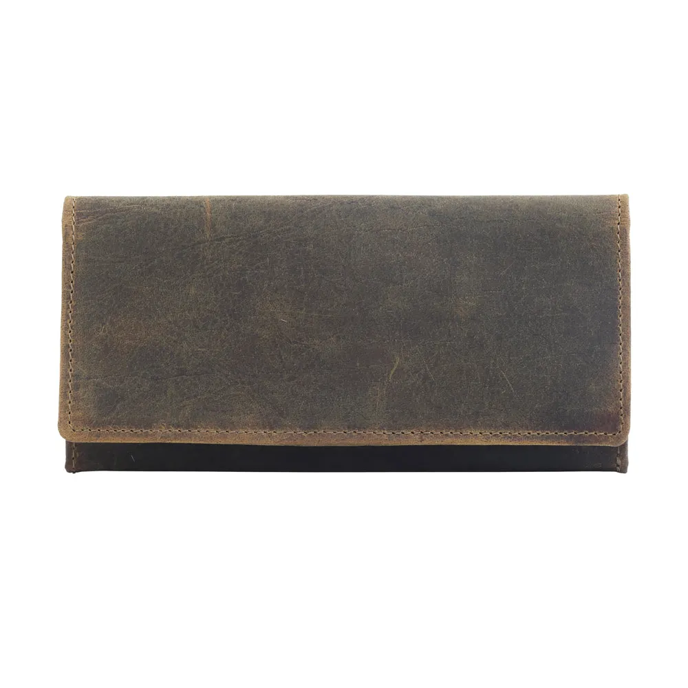 WOODS WANDERER LEATHER AND HAIRON WALLET