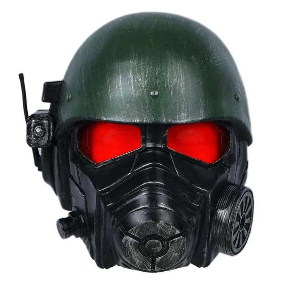 Xcoser Fallout 4 NCR Veteran Ranger Elite Riot Gear Helmet Resin Halloween Cosplay