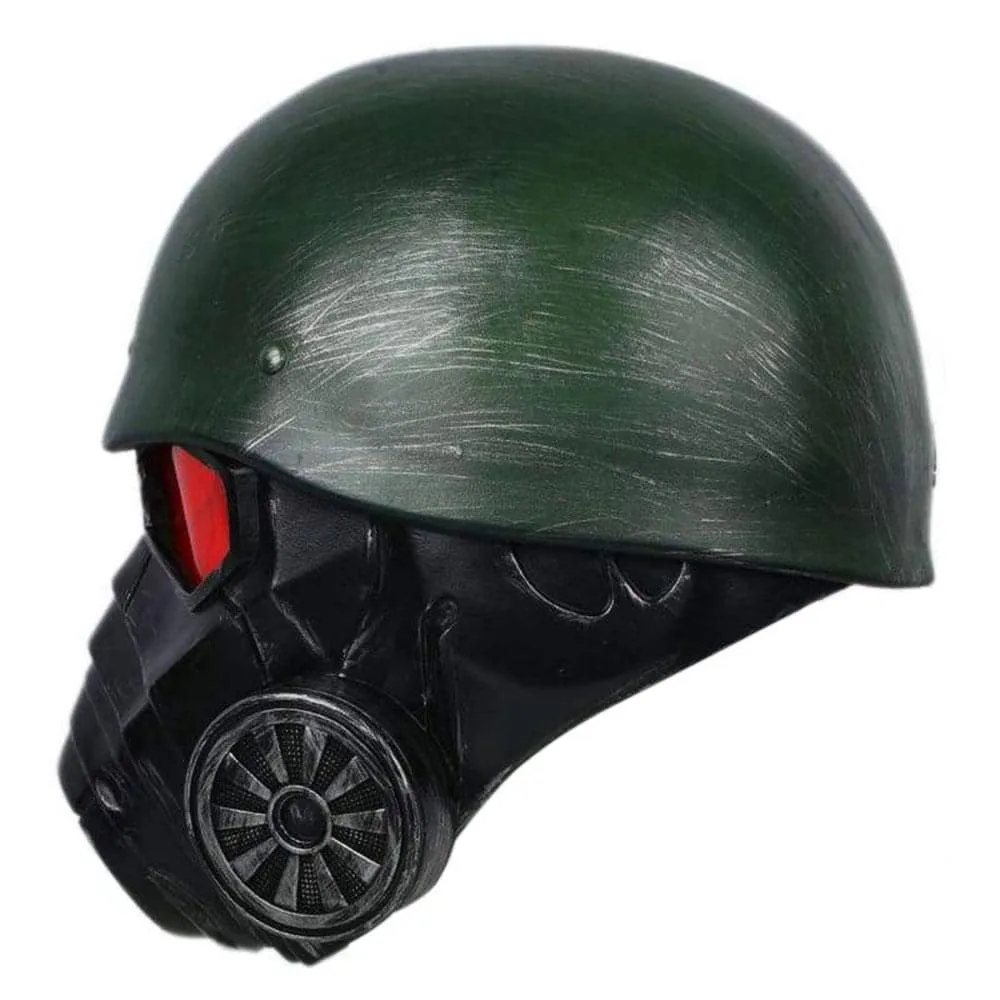 Xcoser Fallout 4 NCR Veteran Ranger Elite Riot Gear Helmet Resin Halloween Cosplay