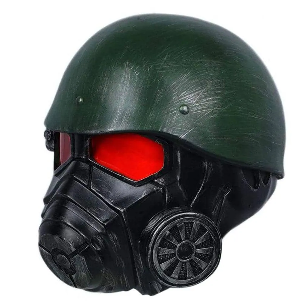 Xcoser Fallout 4 NCR Veteran Ranger Elite Riot Gear Helmet Resin Halloween Cosplay